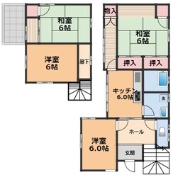 東石井2丁目戸建　永井邸の物件間取画像